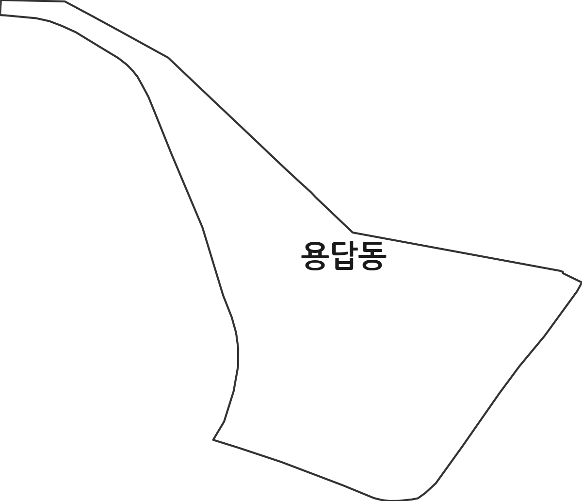 서울특별시 성동구 용답동 행정동 행정구역 경계 지도