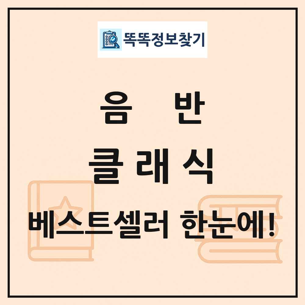 음반 클래식 베스트셀러 순위 목록