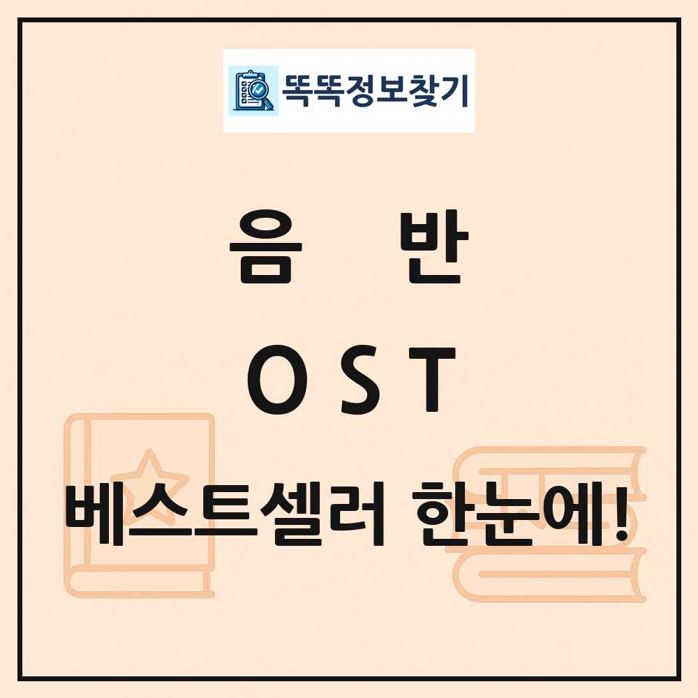 음반 OST 베스트셀러 순위 목록