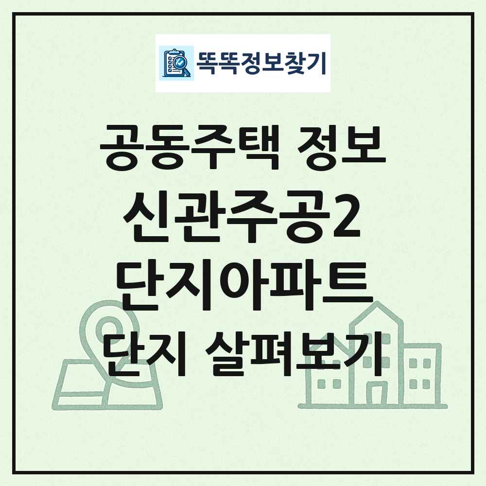 신관주공2단지아파트 최신 공동주택 정보