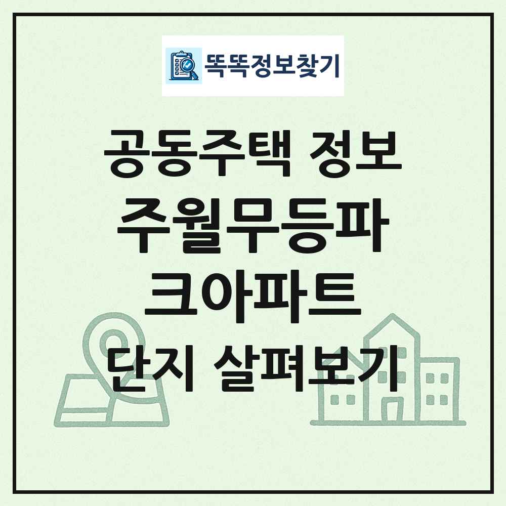 주월무등파크아파트 최신 공동주택 정보