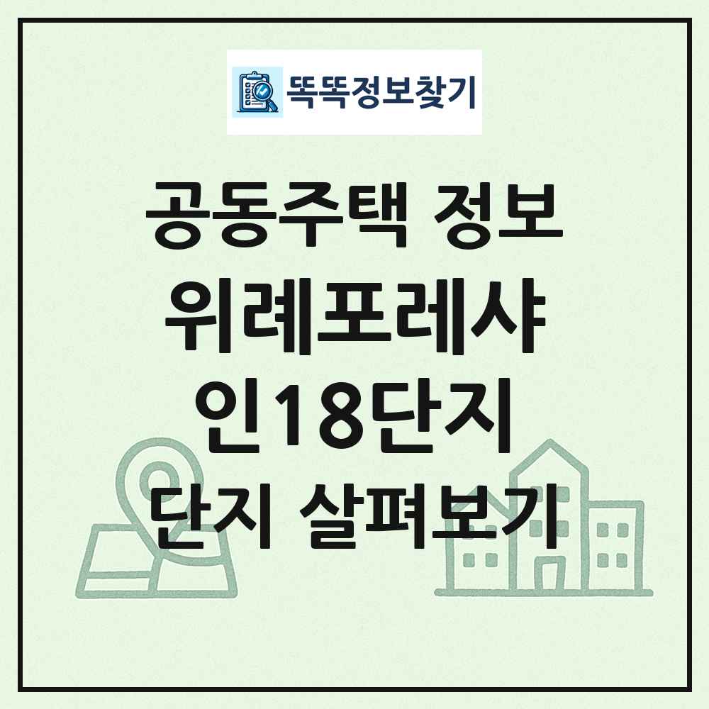 위례포레샤인18단지 최신 공동주택 정보
