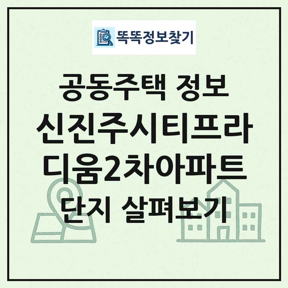 신진주시티프라디움2차아파트 최신 공동주택 정보