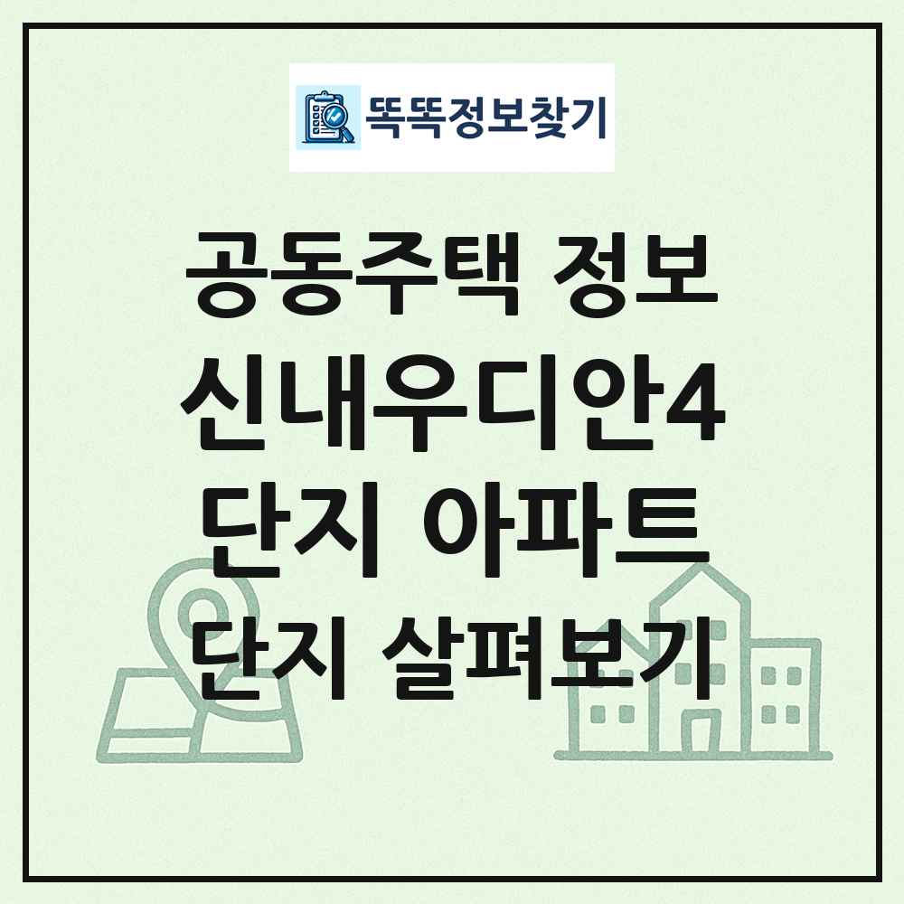 신내우디안4단지 아파트 최신 공동주택 정보