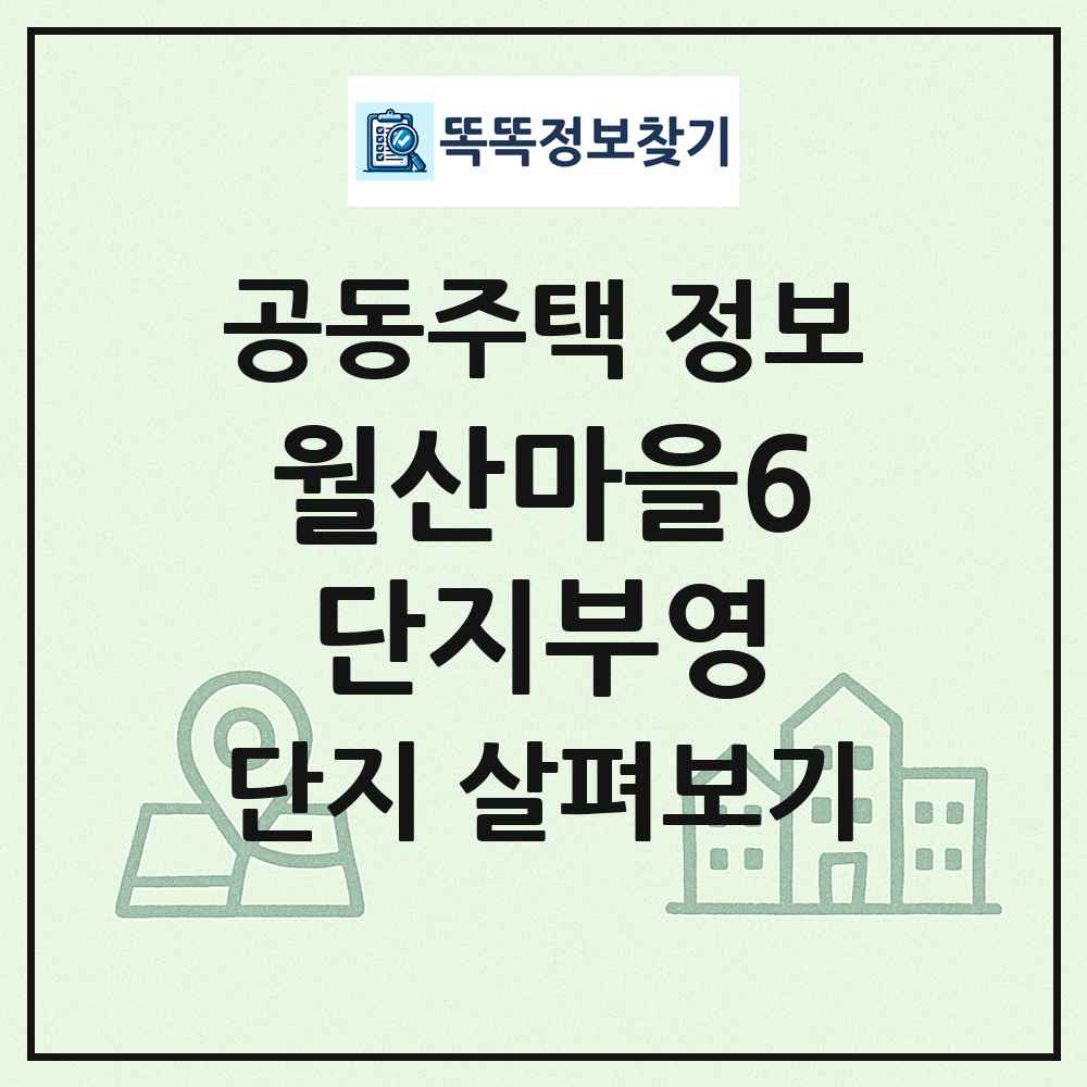 월산마을6단지부영 최신 공동주택 정보