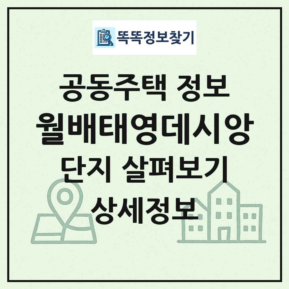 월배태영데시앙 최신 공동주택 정보