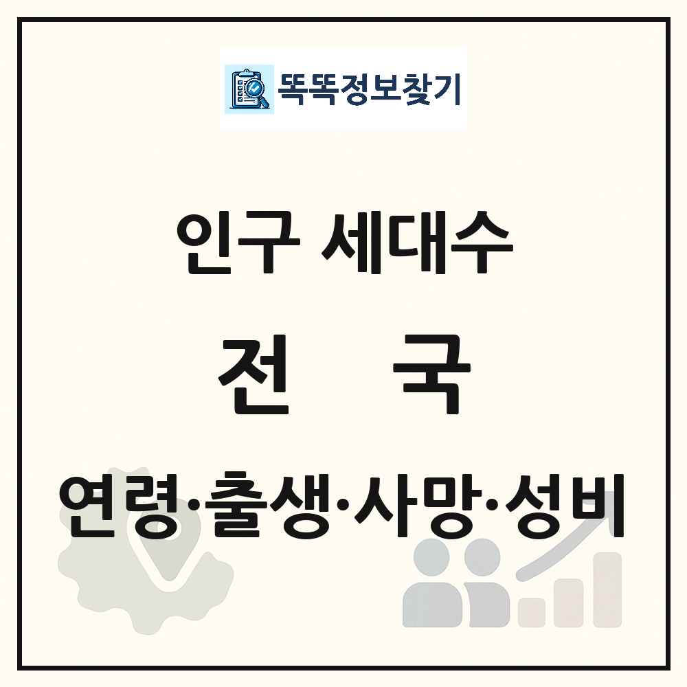 전국 인구 통계