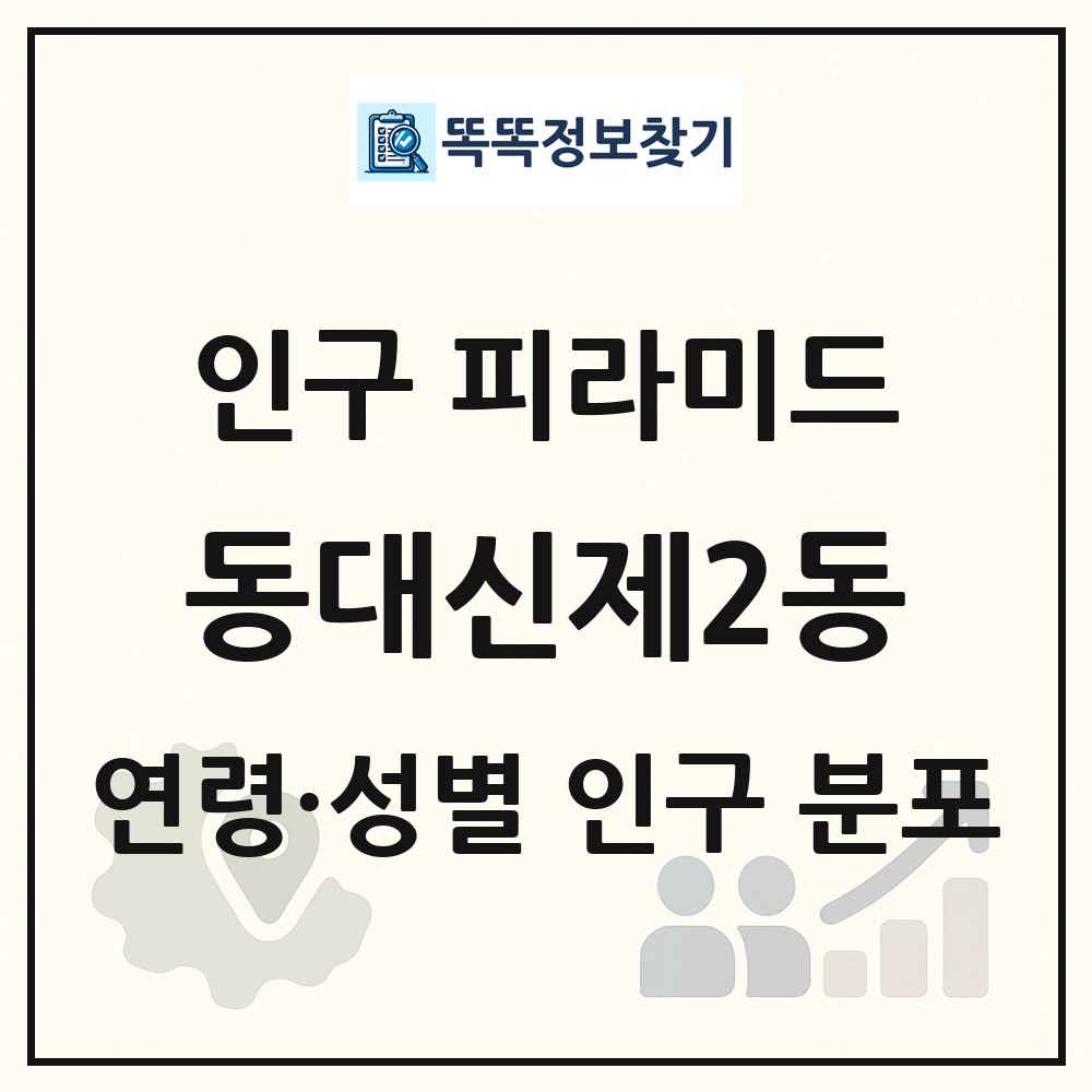 동대신제2동 성·연령별 인구 피라미드