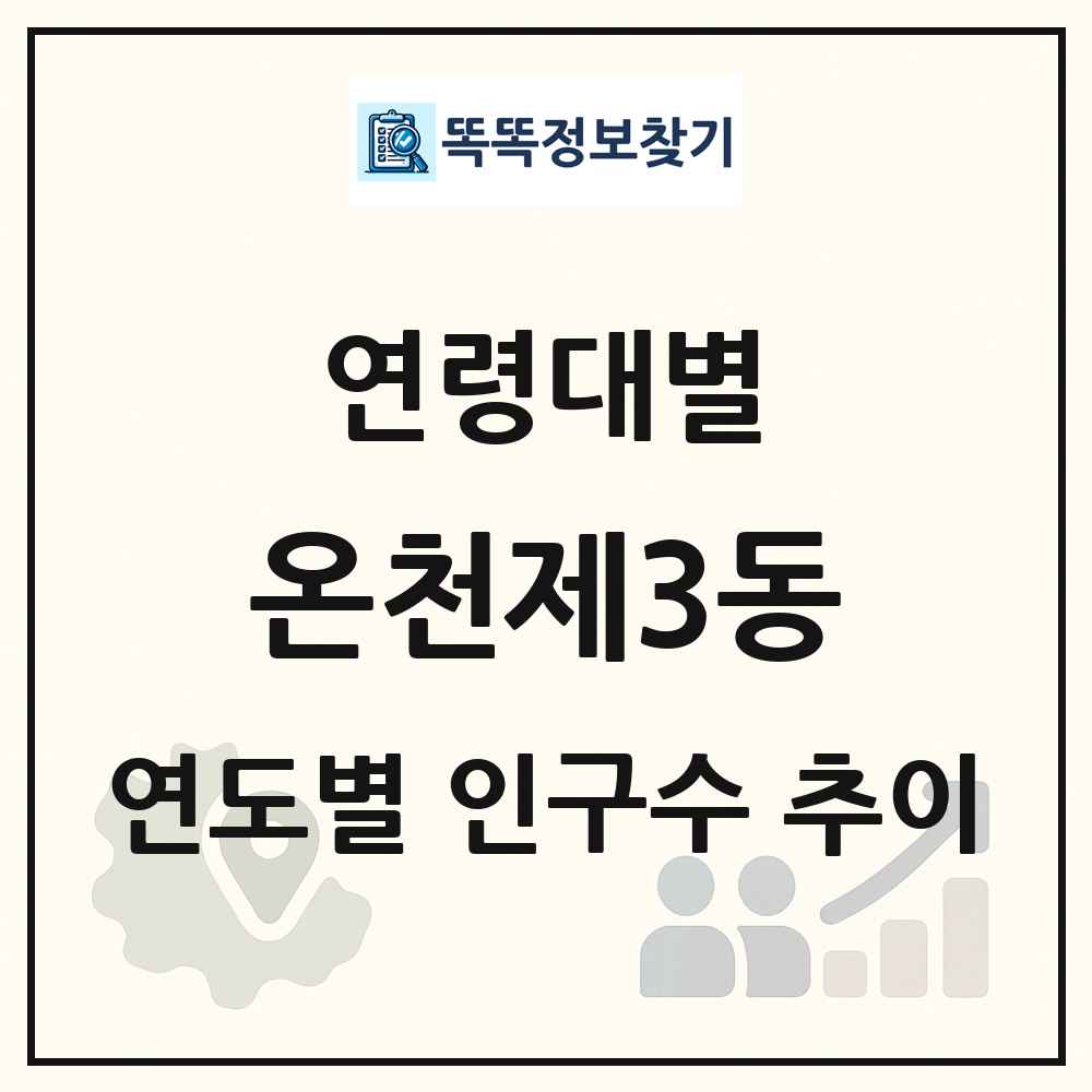 온천제3동 생애주기별 인구 상세 정보