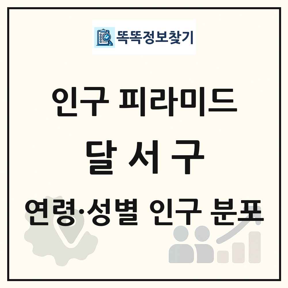 달서구 성·연령별 인구 피라미드