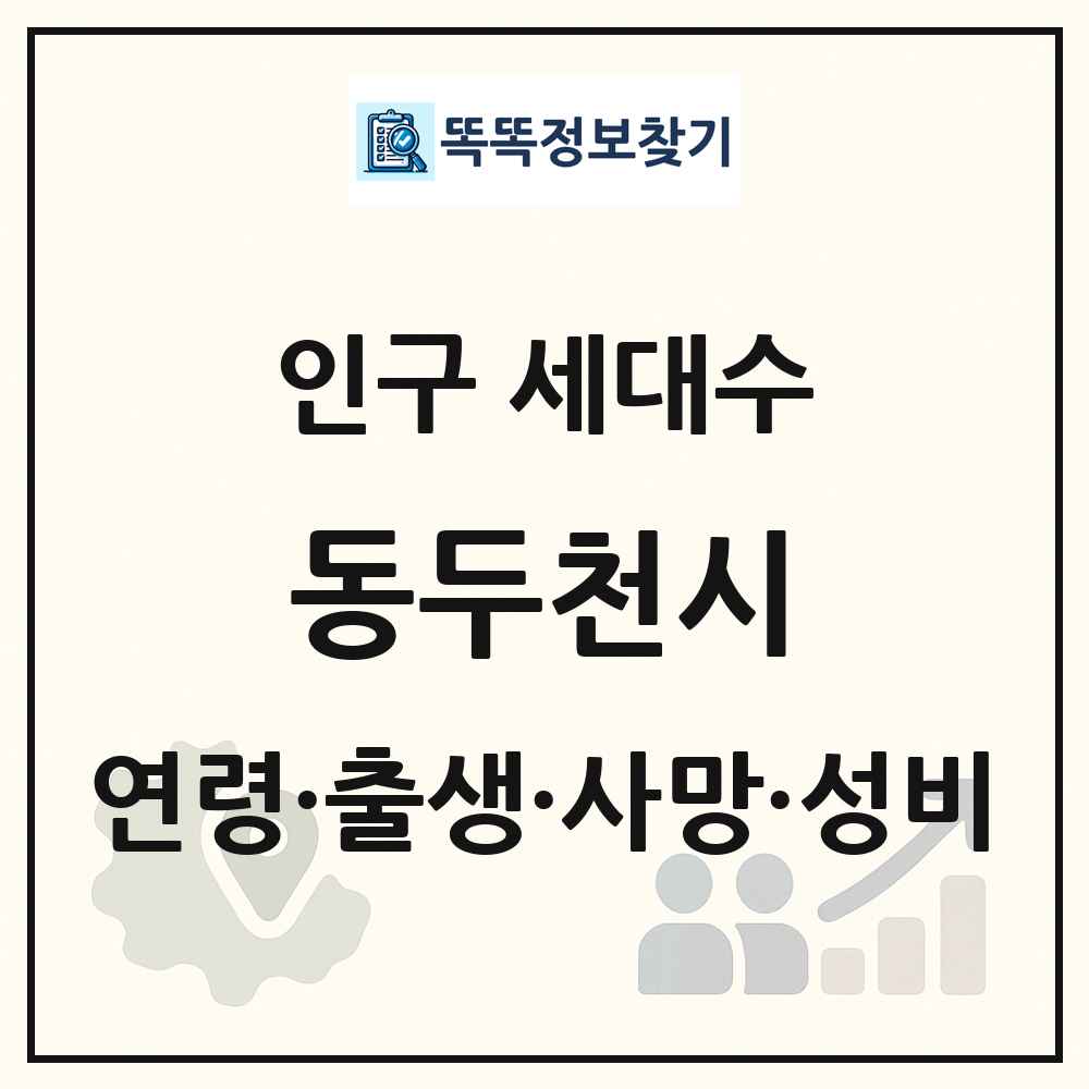 동두천시 인구 통계