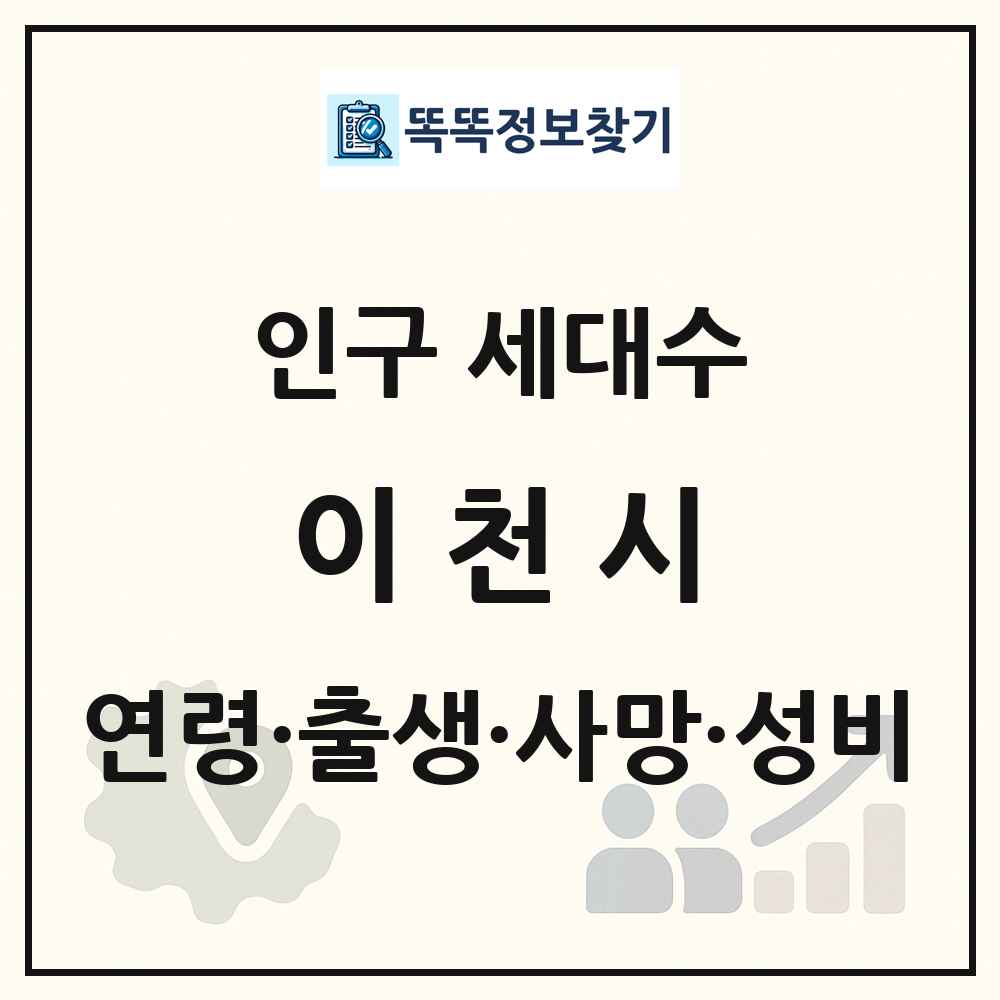 이천시 인구 통계