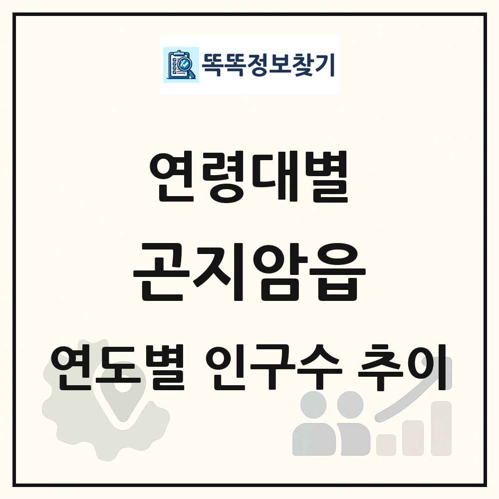 곤지암읍 생애주기별 인구 상세 정보