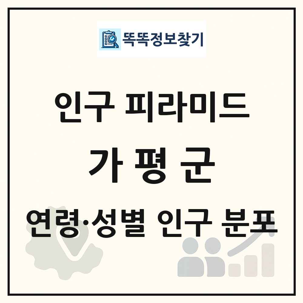 가평군 성·연령별 인구 피라미드