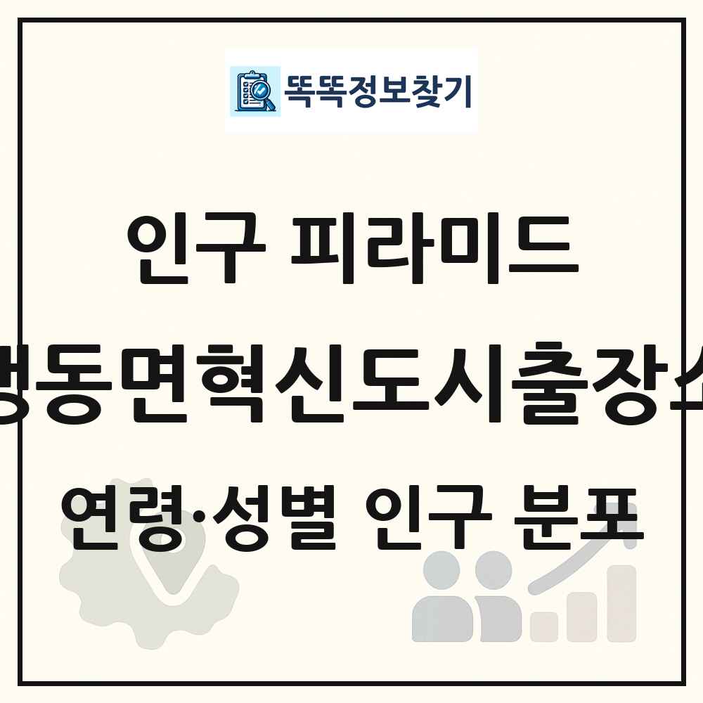 맹동면혁신도시출장소 인구 피라미드 링크 그림