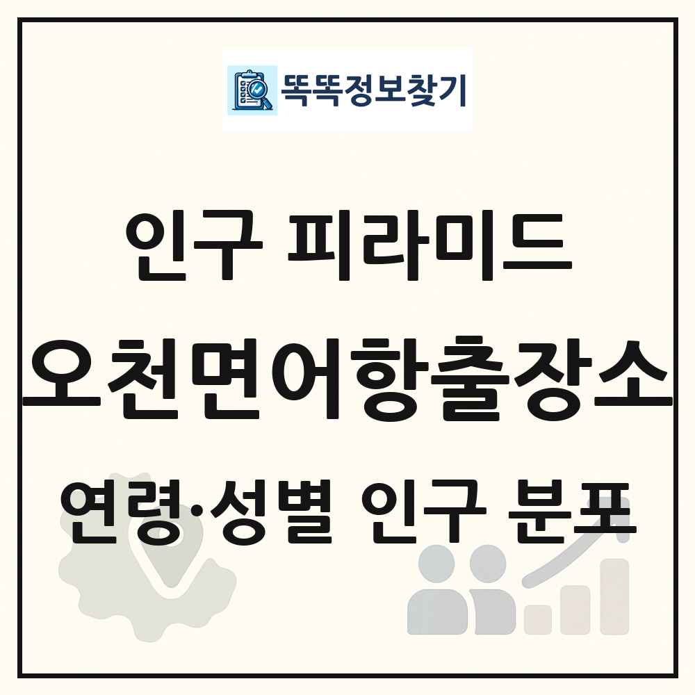 오천면어항출장소 성·연령별 인구 피라미드