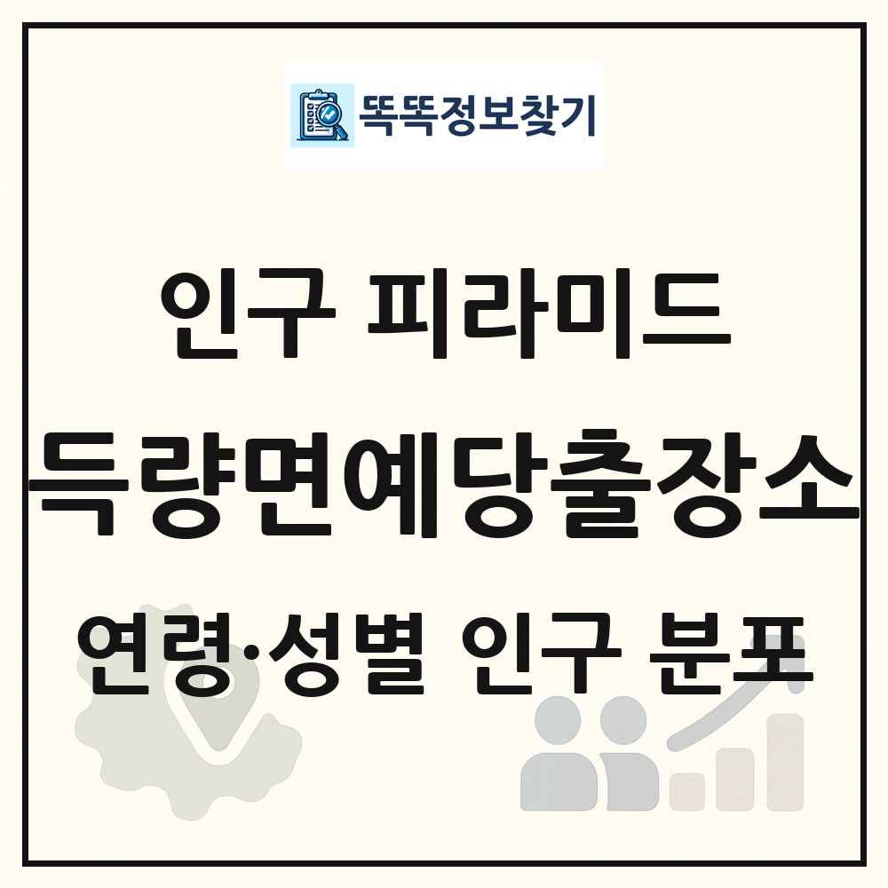 득량면예당출장소 성·연령별 인구 피라미드