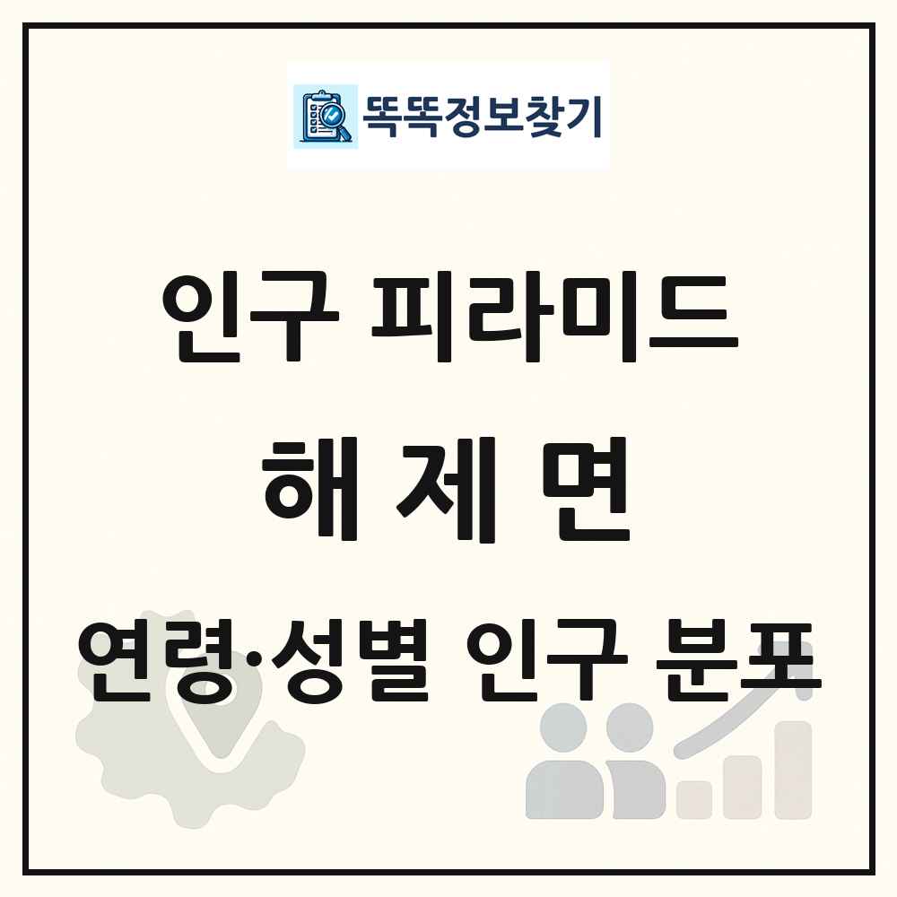 해제면 성·연령별 인구 피라미드
