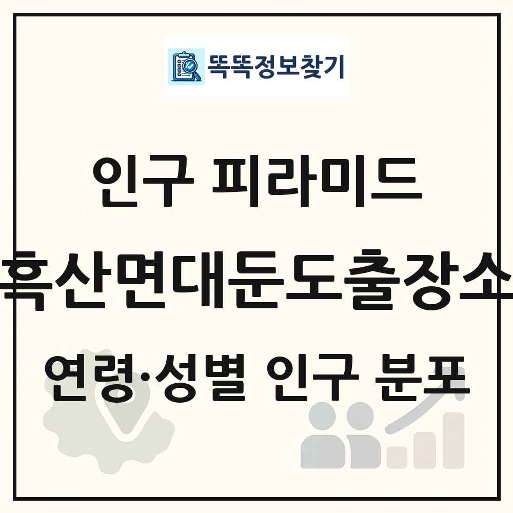 흑산면대둔도출장소 성·연령별 인구 피라미드