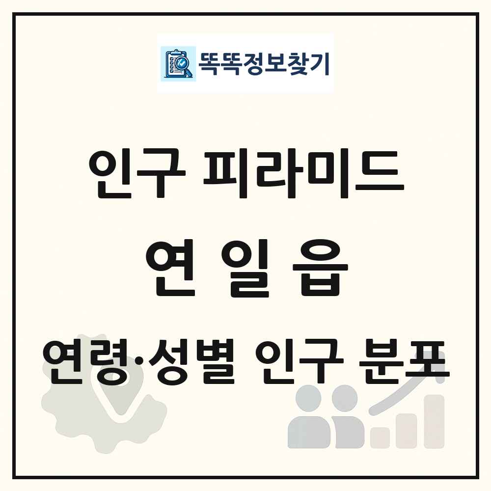 연일읍 성·연령별 인구 피라미드