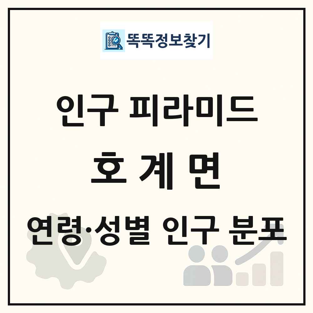 호계면 성·연령별 인구 피라미드