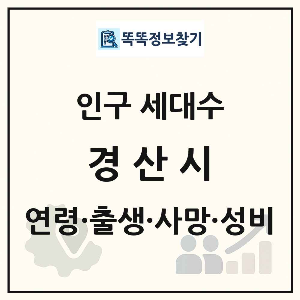 경산시 인구 통계