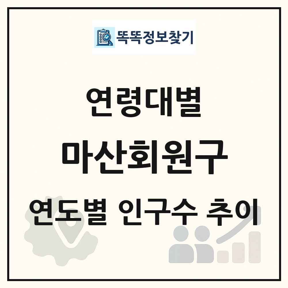 마산회원구 생애주기별 인구 상세 정보