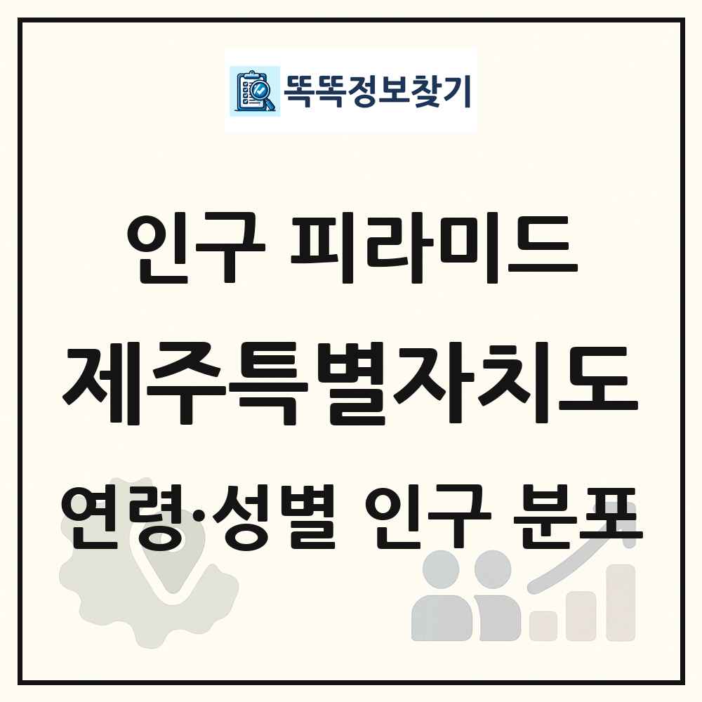 제주특별자치도 성·연령별 인구 피라미드