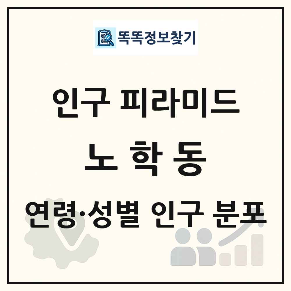 노학동 성·연령별 인구 피라미드