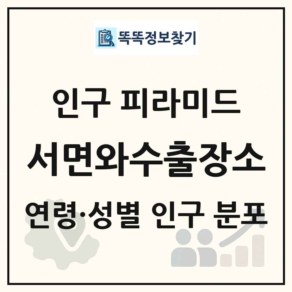 서면와수출장소 성·연령별 인구 피라미드