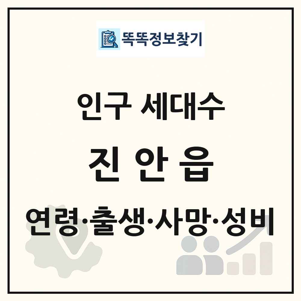 진안읍 인구 통계