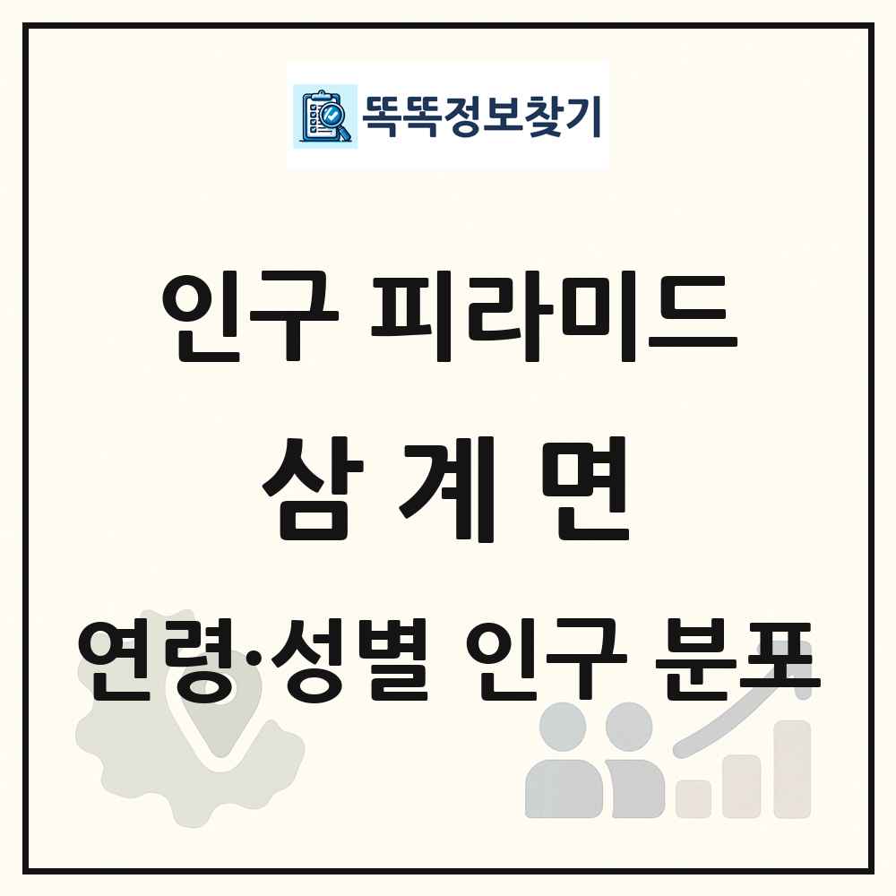 삼계면 성·연령별 인구 피라미드