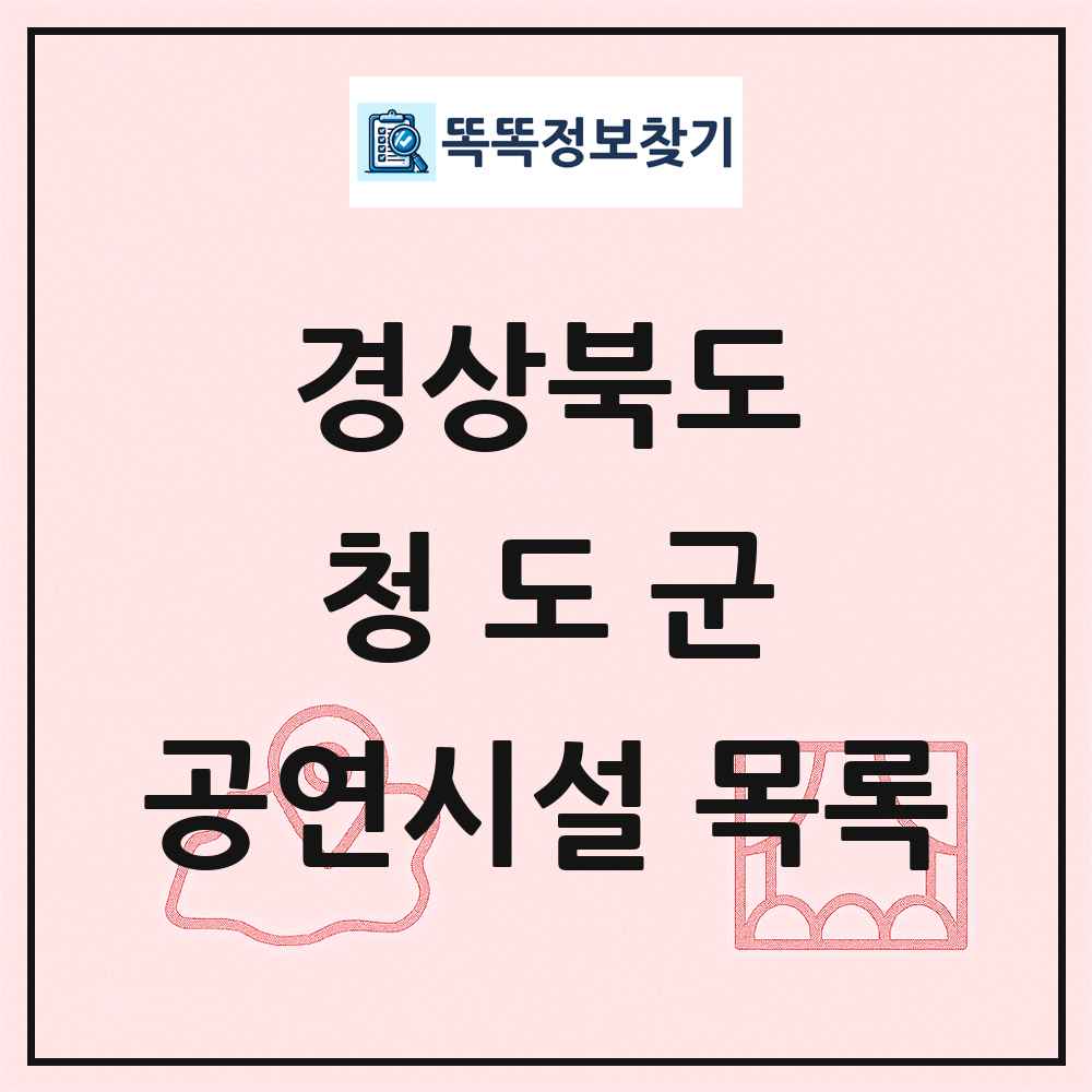 경상북도 청도군 공연시설 목록
      