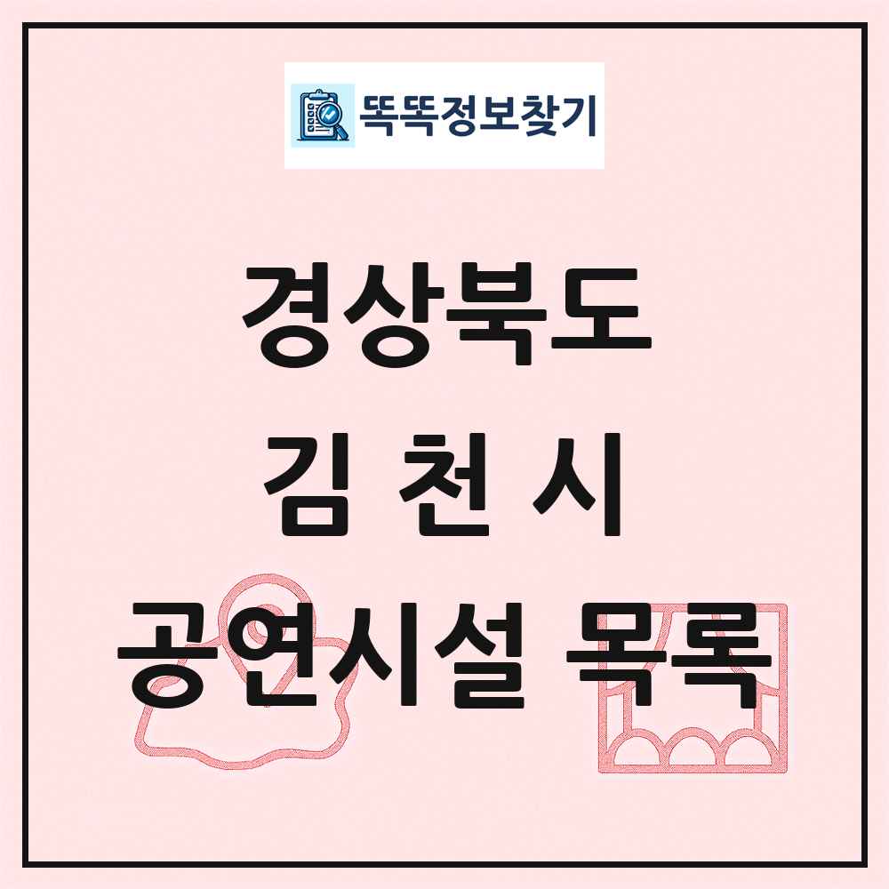 경상북도 김천시 공연시설 목록
      