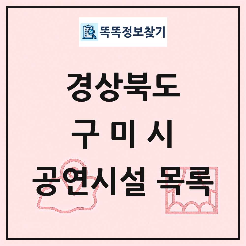 경상북도 구미시 공연시설 목록
      