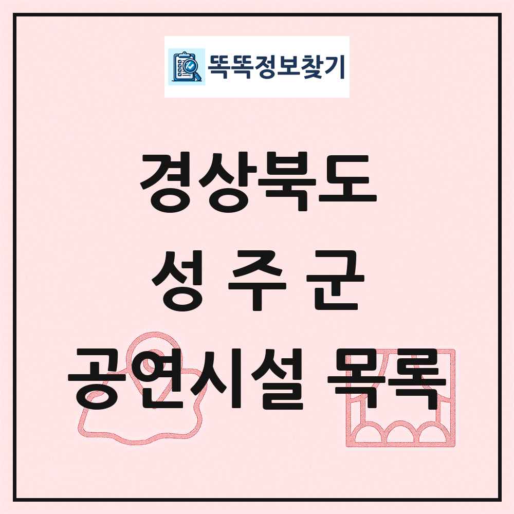 경상북도 성주군 공연시설 목록
      