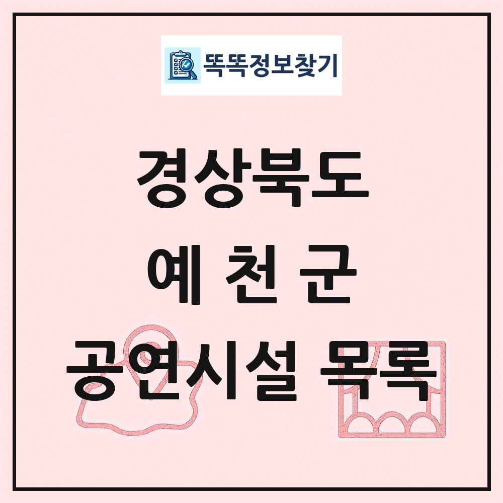 경상북도 예천군 공연시설 목록
      