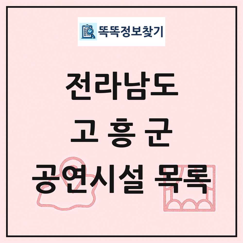전라남도 고흥군 공연시설 목록
      