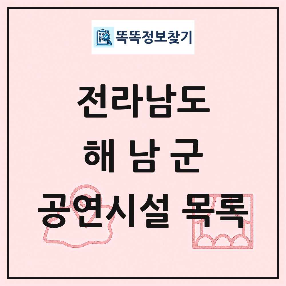 전라남도 해남군 공연시설 목록
      
