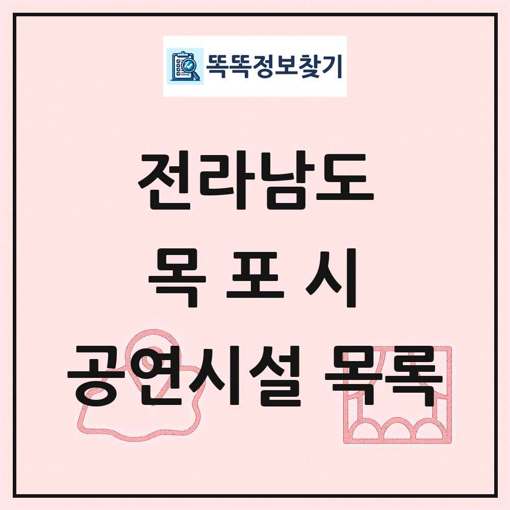 전라남도 목포시 공연시설 목록
      