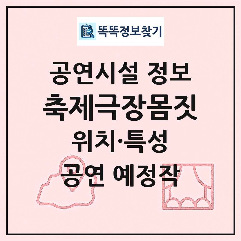 축제극장몸짓 최신 공연시설 정보