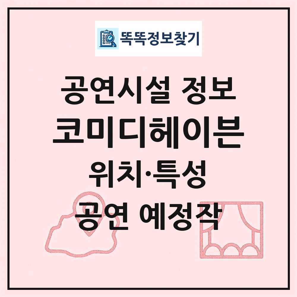 코미디헤이븐 최신 공연시설 정보