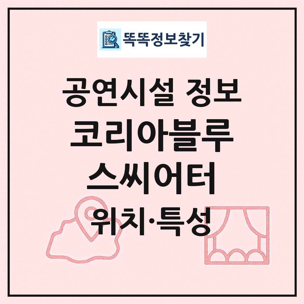 코리아블루스씨어터 최신 공연시설 정보
