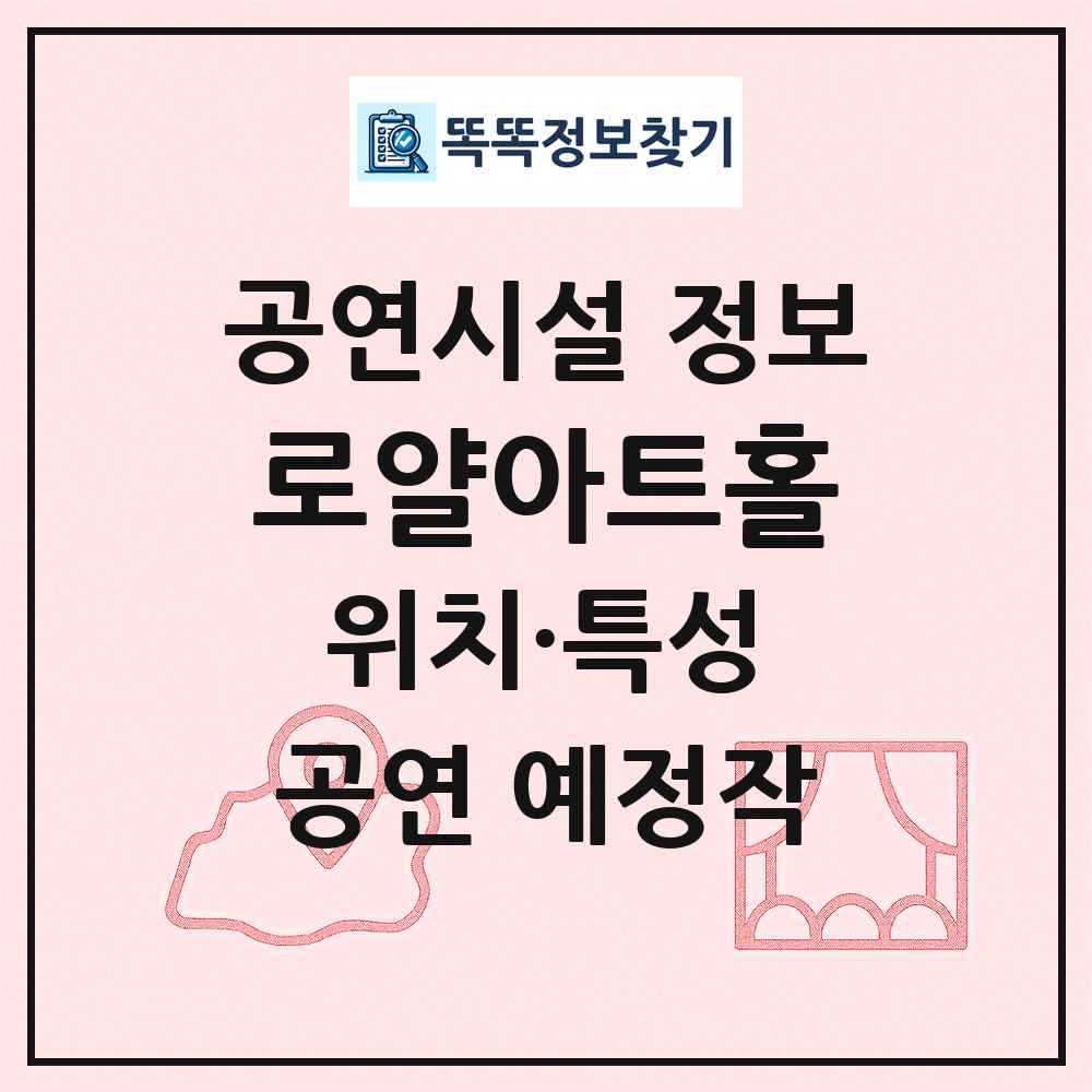 로얄아트홀 최신 공연시설 정보