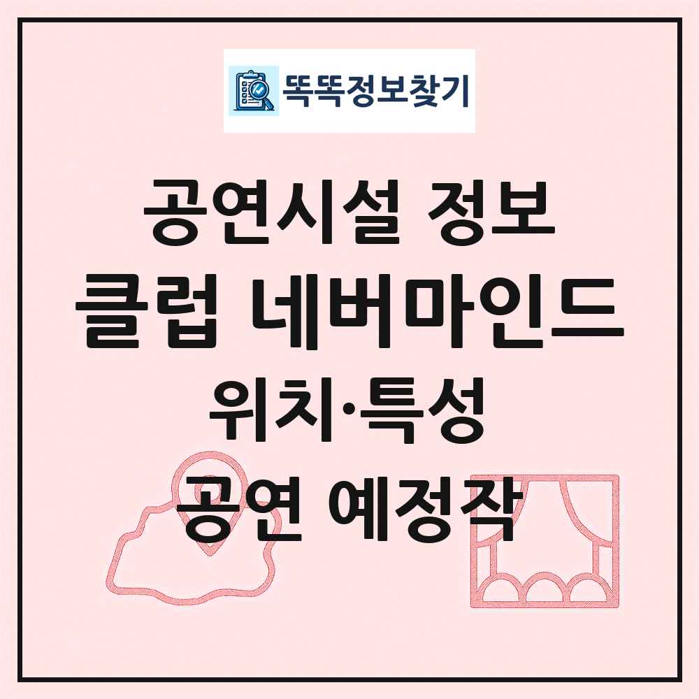클럽 네버마인드 최신 공연시설 정보