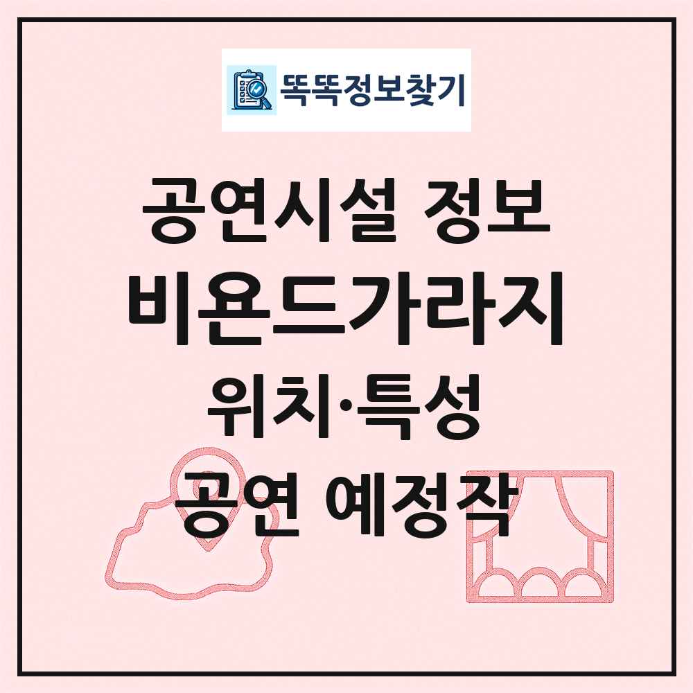 비욘드가라지 최신 공연시설 정보