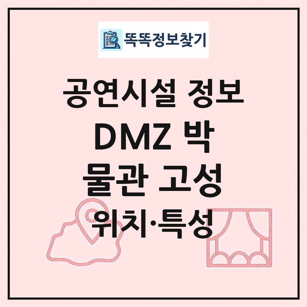 DMZ 박물관 고성 최신 공연시설 정보