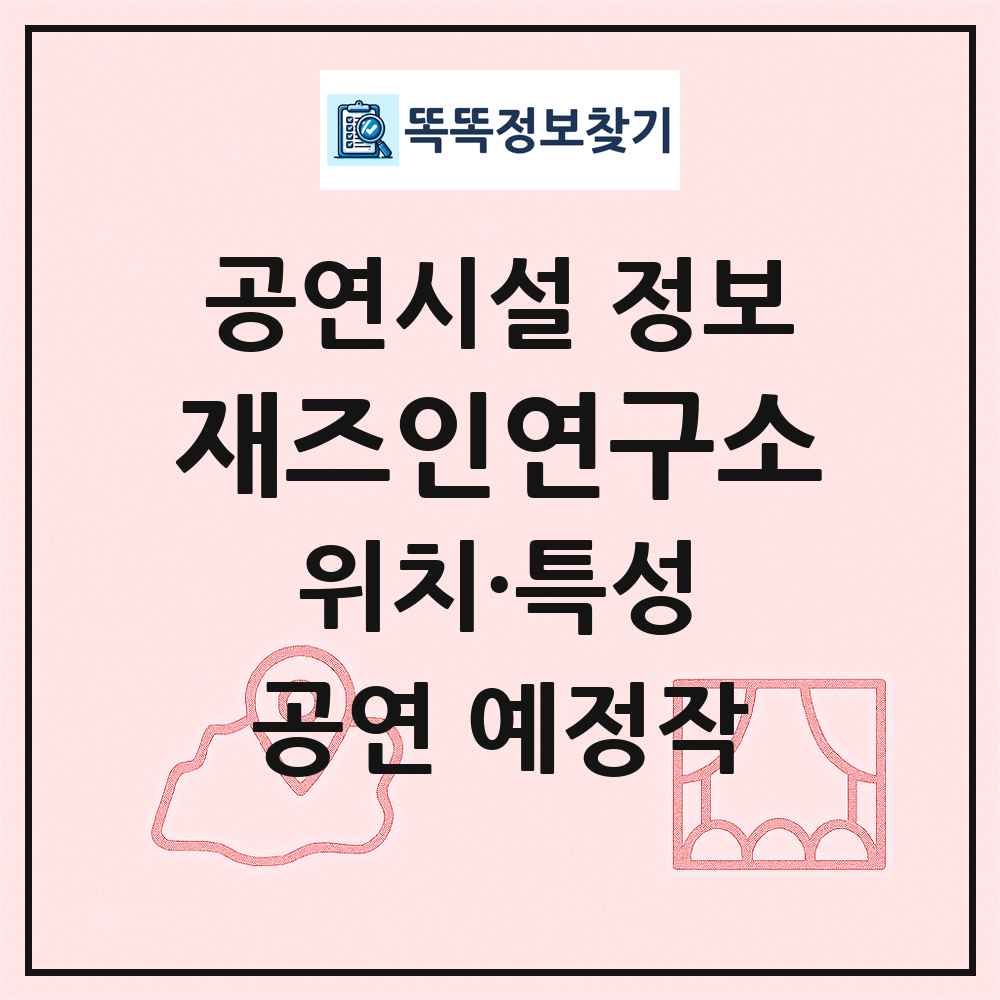 재즈인연구소 최신 공연시설 정보