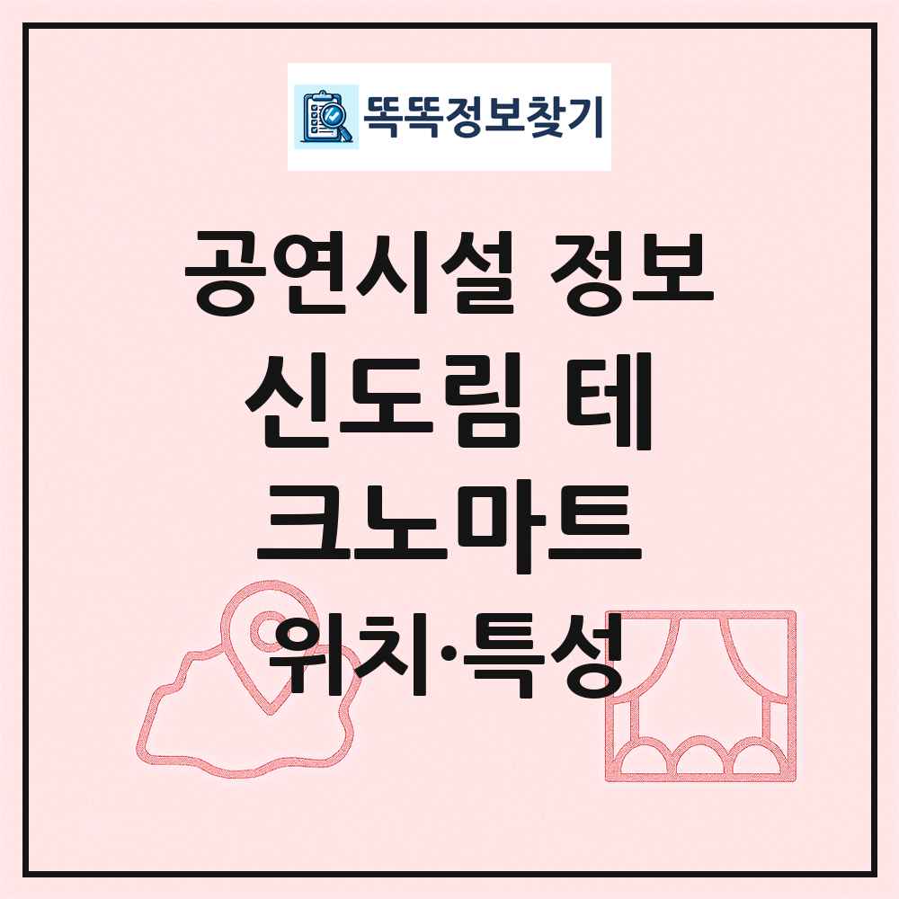 신도림 테크노마트 최신 공연시설 정보