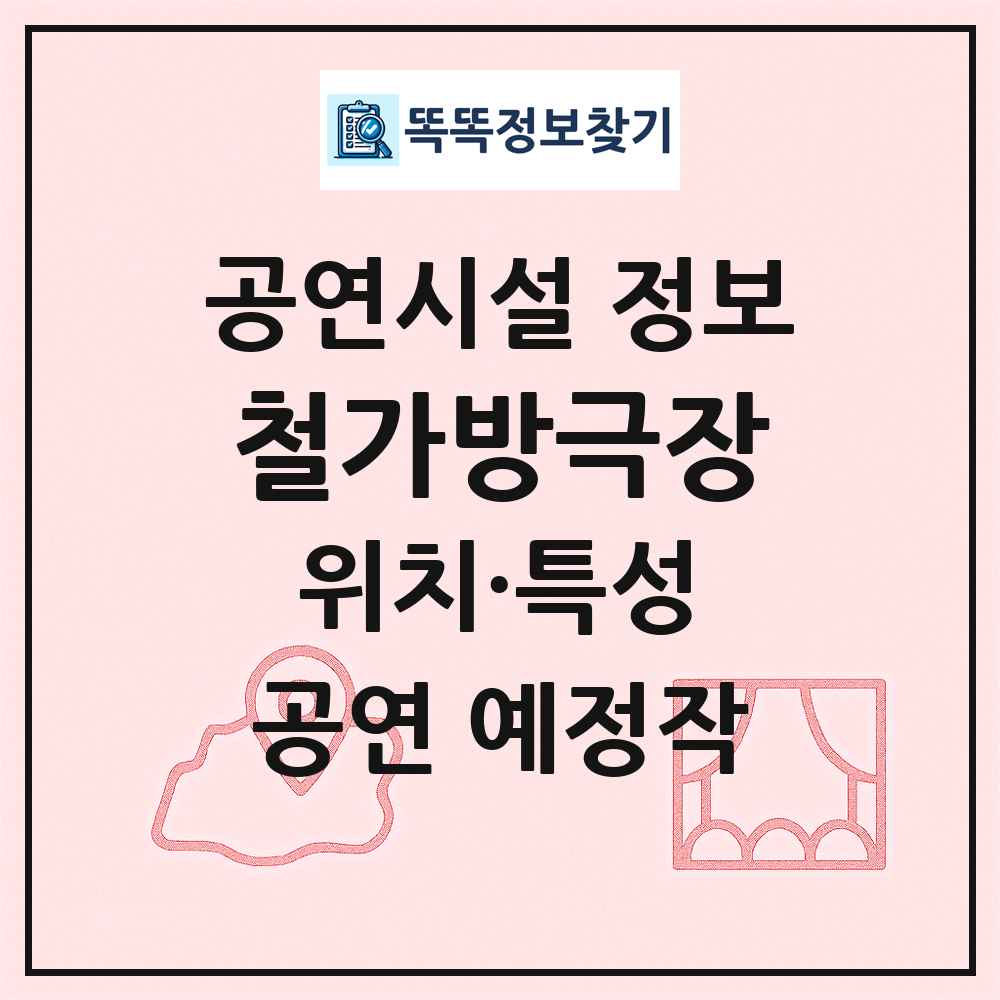 철가방극장 최신 공연시설 정보